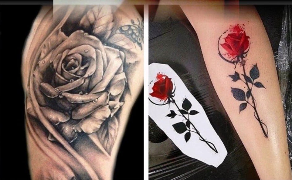 rosas para tatuajes